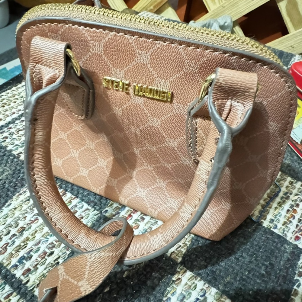 STEVE MADDEN Stylish Brown Crossbody Bag